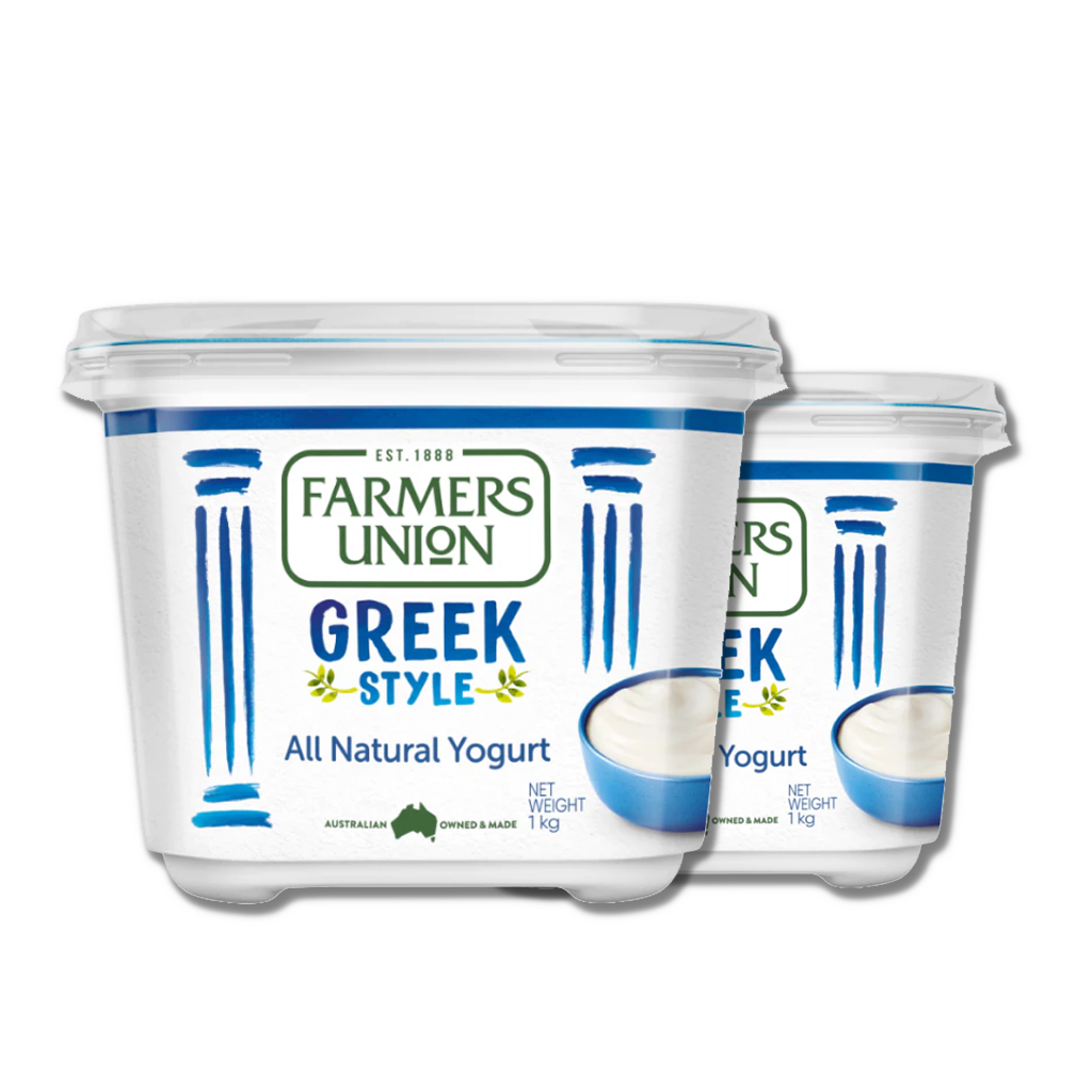 3-1 【Combo 2 Hũ】Sữa Chua Hy Lạp Farmers Union 950g/1Kg (Vị Nguyên Chất / Vị Vanilla Hạt Thật) - Ảnh 1