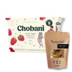 Chobani® Sữa Chua Hy Lạp Ít Béo & Không Béo -150g (Lốc 4 Hũ) (Tặng Kèm Tropical Granola 250g)