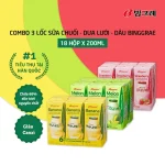 【Combo 3 Lốc - 18 Hộp】Sữa Tươi Trái Cây Binggrae Hàn Quốc 200ml (Mix Vị Chuối/Dưa Lưới/Dâu/Khoai Môn/Hạt Dẻ/Cà Phê/Vani)