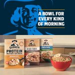 Yến Mạch Ăn Liền Quaker Instant Oatmeal Mỹ (32 - 48 Gói) - Đủ Vị Đào, Dâu, Táo Quế, Ít Đường - Ảnh 4